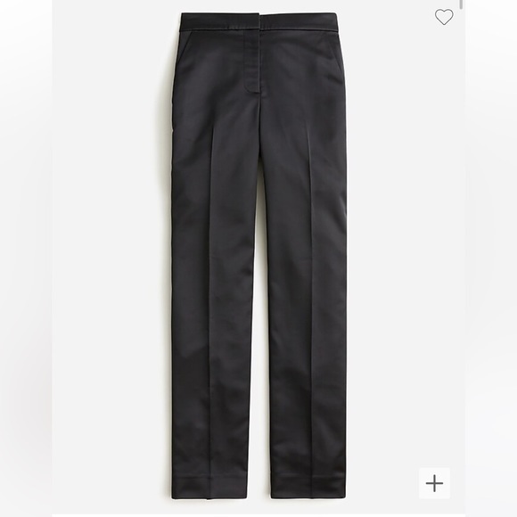 Jcrew Full-length Kate straight-leg pant in structured satin NWT Size 14